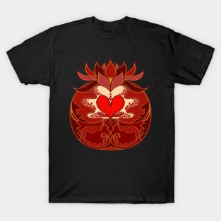 Pomegranate Art Drawing T-Shirt